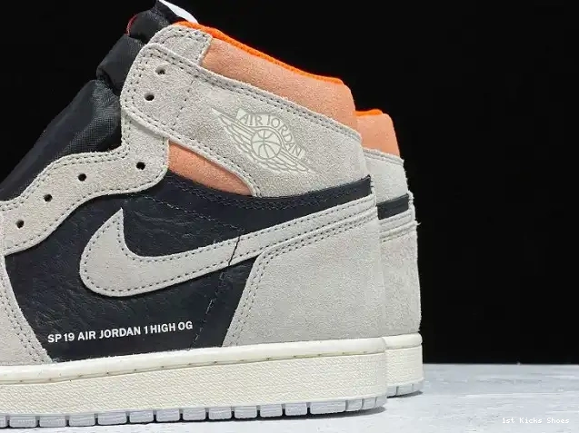 1st Kicks Shoes High 1 555088-018 Air OG Neutral Jordan Retro Grey 0523